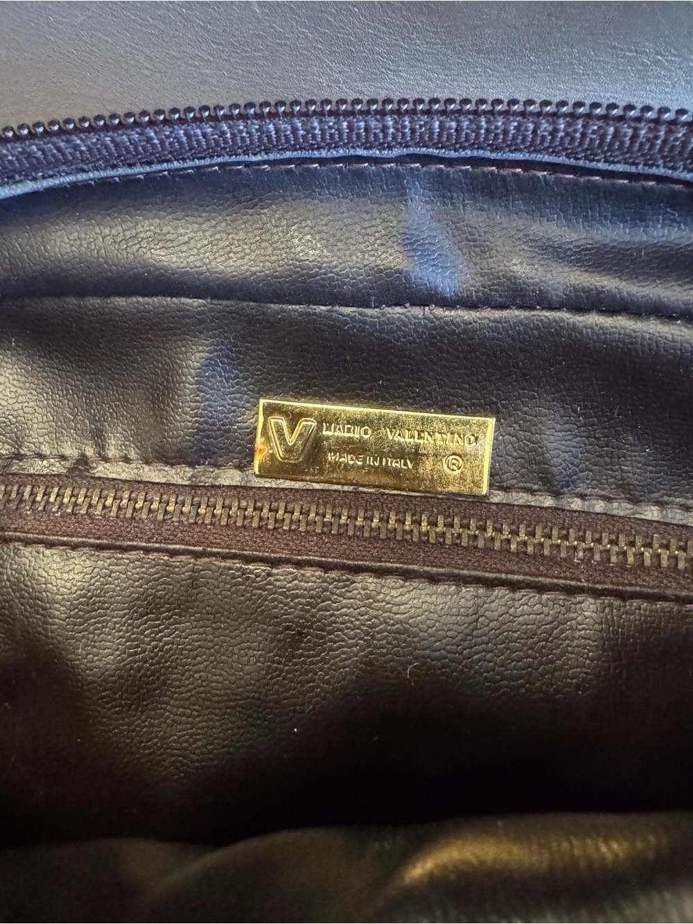 Mario Valentino Monogram Brown Flap Bag - Picture 9 of 13